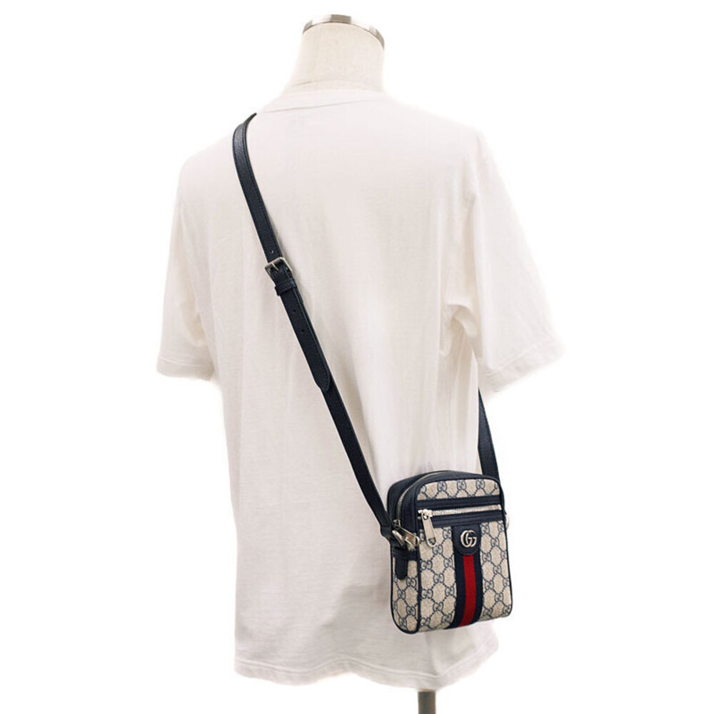 GUCCI Ophidia GG Messenger Crossbody Bag Shoulder Brown - Picture 9 of 9